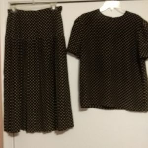 Casual skirt set